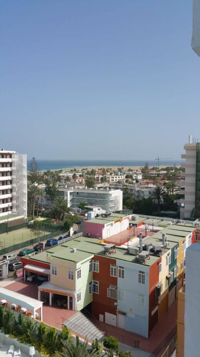 Blick vom Balkon Hotel Gold by Marina