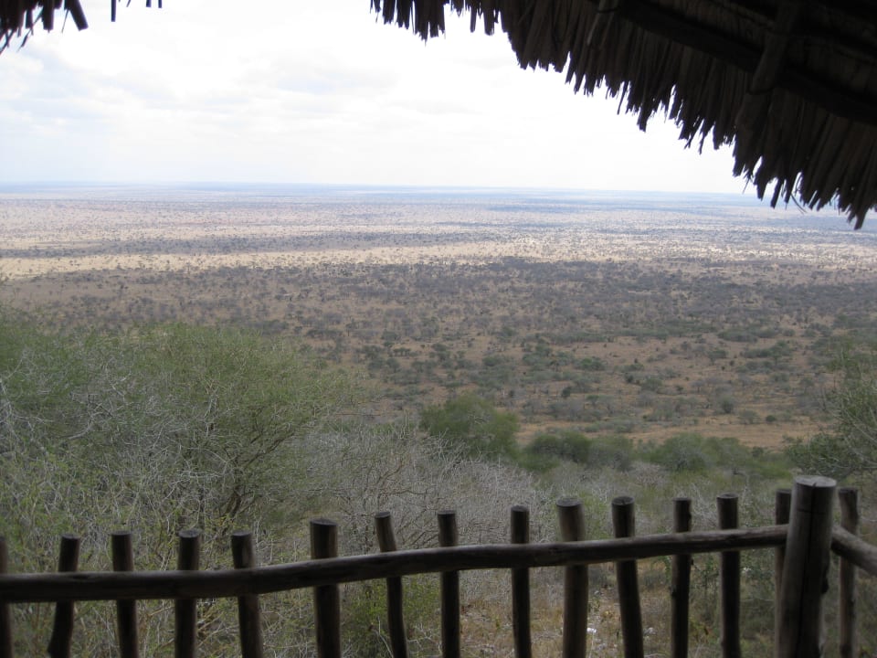 Ausblick vom Balkon Lions Bluff Safari Camp