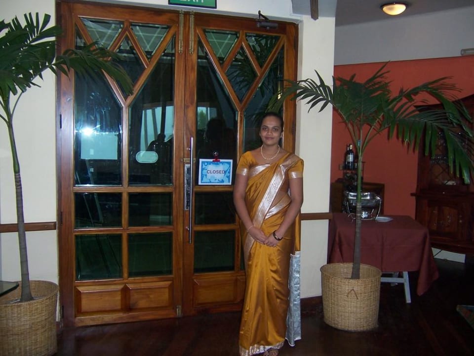 Einlass ins Restaurant Tangerine Beach Hotel