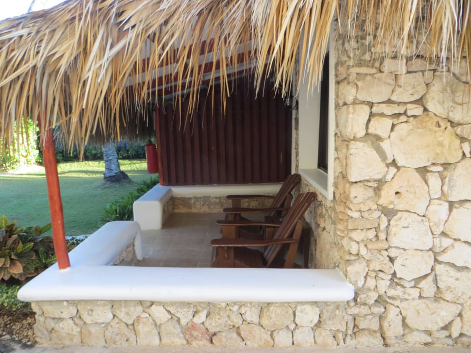 Ein Gartenbungalow um 7 Uhr  Hotel Viva Dominicus Beach by Wyndham - All Inclusive Resort