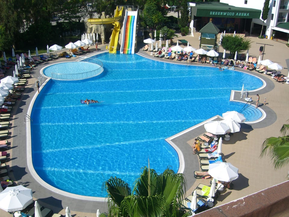 Blick zum Pool Greenwood Kemer Resort
