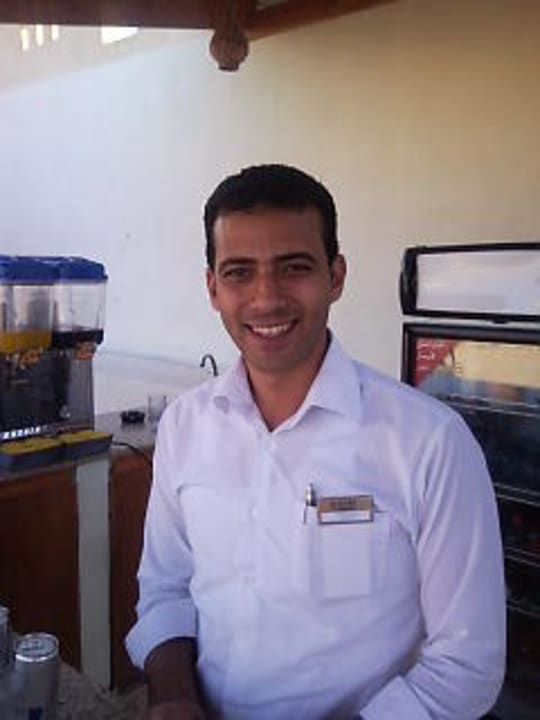 Mohammed , der Top Gun der Bars Coral Sun Beach