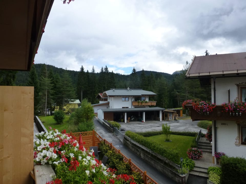 Blick vom Balkon Hotel Kristall