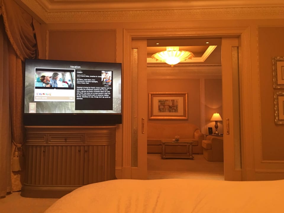 Schlafbereich der Suite Emirates Palace Mandarin Oriental