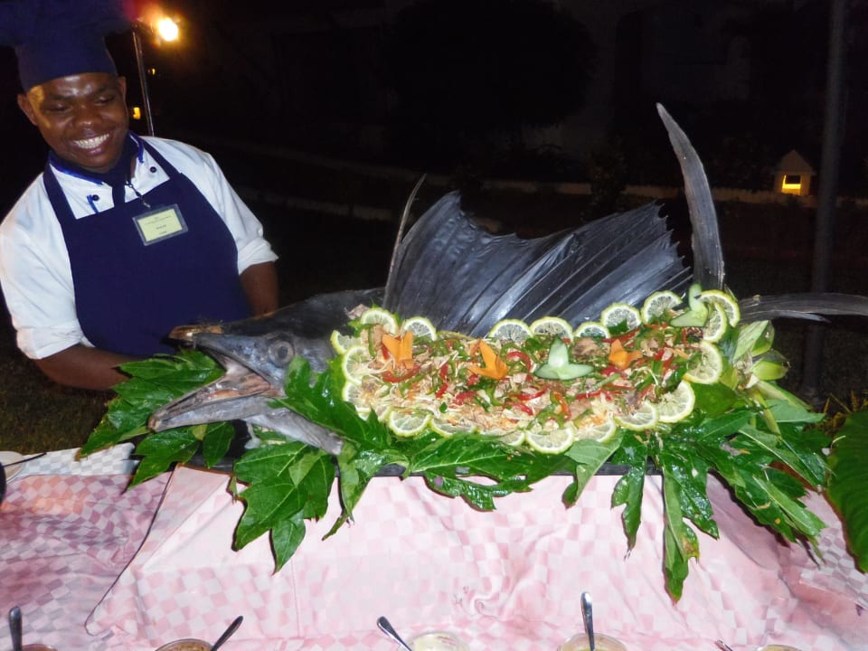 Fischsalat und der beste Koch Royal Zanzibar Beach Resort