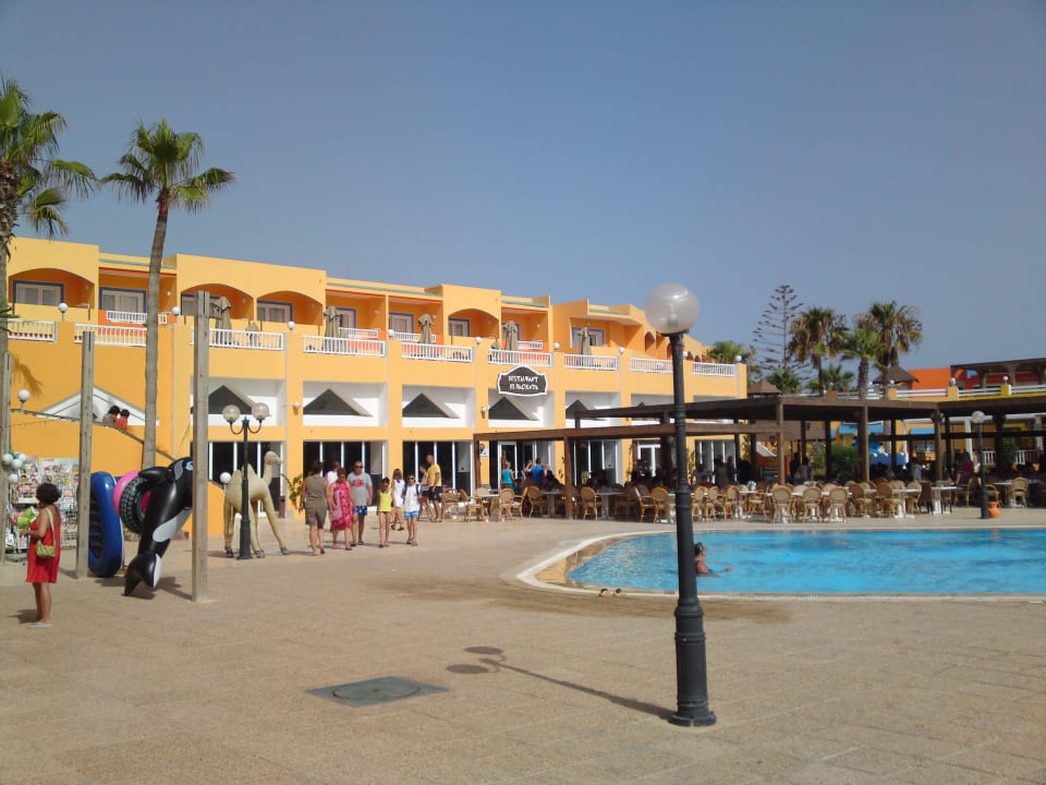 Blick Richtung Restaurant Caribbean World Thalasso Djerba