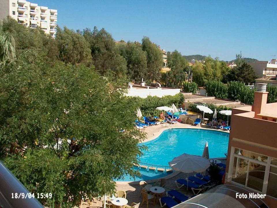 Blick auf den Pool Hotel Aparthotel Paguera Beach