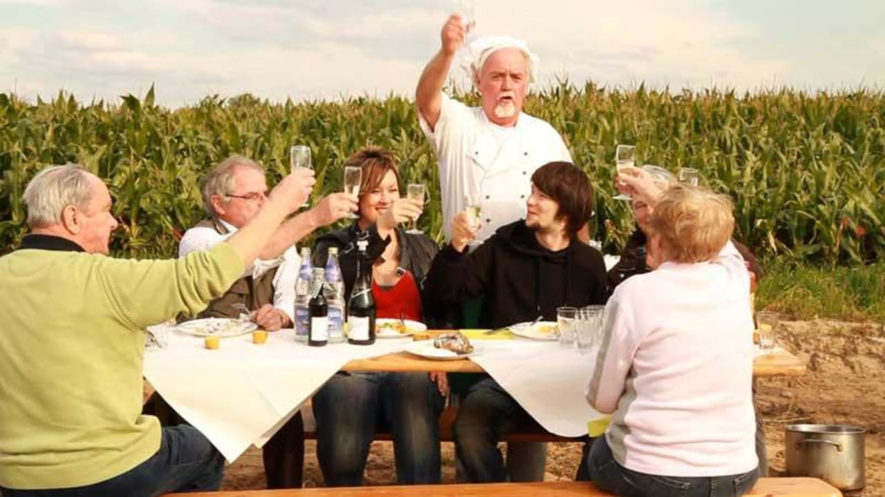 Essen auf dem Kartoffelacker Deutsches Kartoffel-Hotel Lübeln