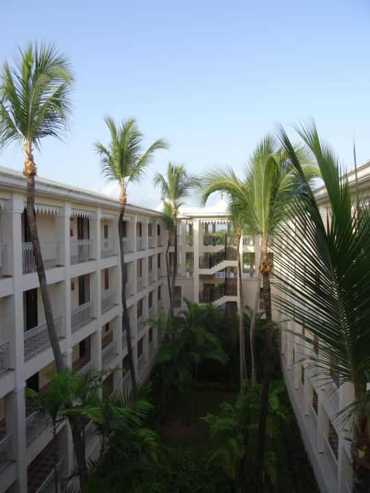 Innenhof zwischen den Zimmern Hotel Riu Palace Punta Cana