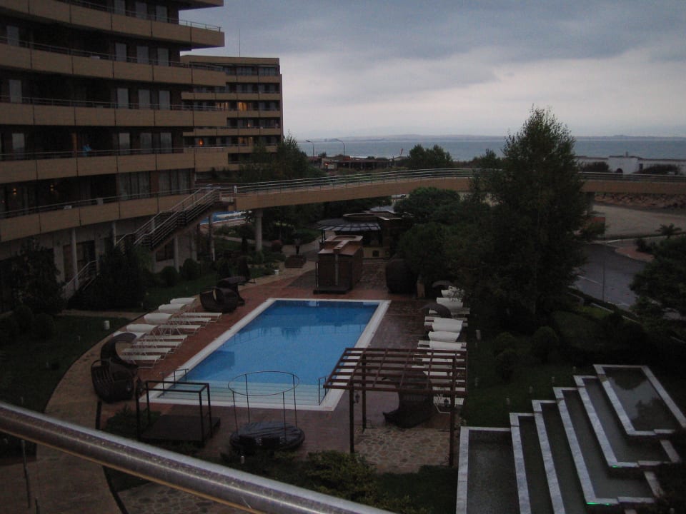 Blick von meinem Balkon Grand Hotel Pomorie