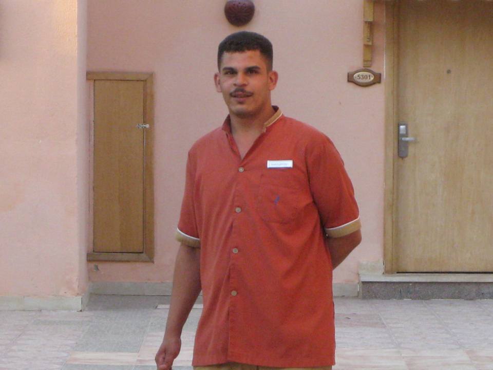 Ebrahim vom Housekeeping Beach Albatros Resort
