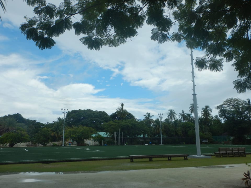 Fussballplatz Meeru Maldives Resort Island