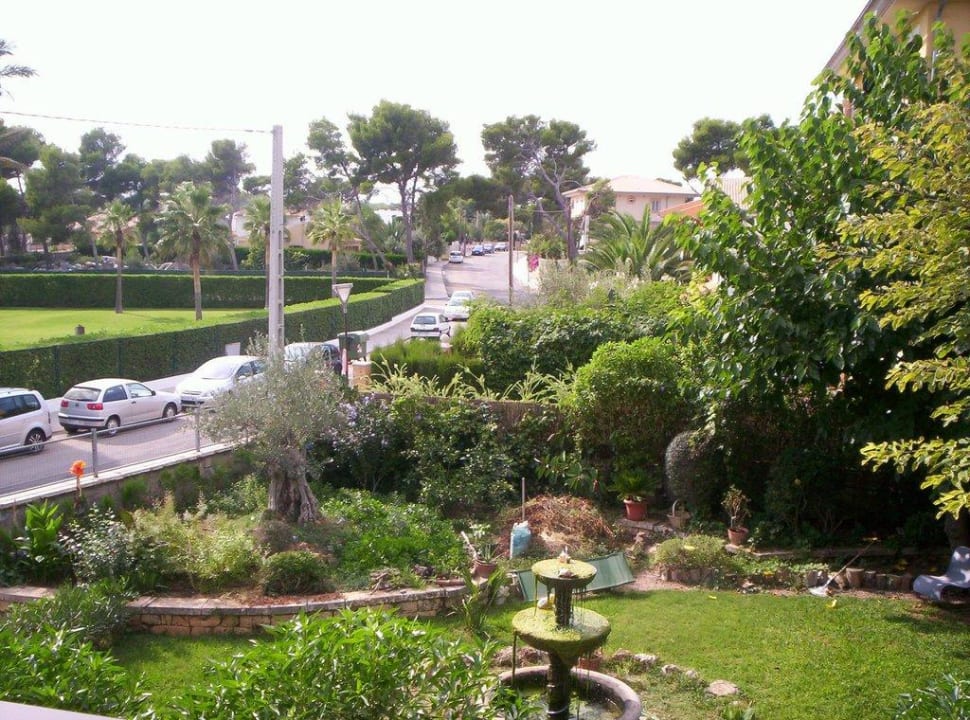 Aussicht vom Apartmentzimmer Hotel Exagon Park