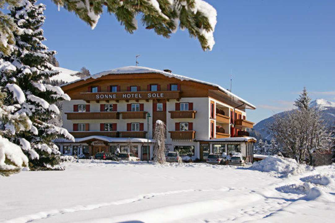 Hotel Sonne Winteransicht Hotel Sonne Sole
