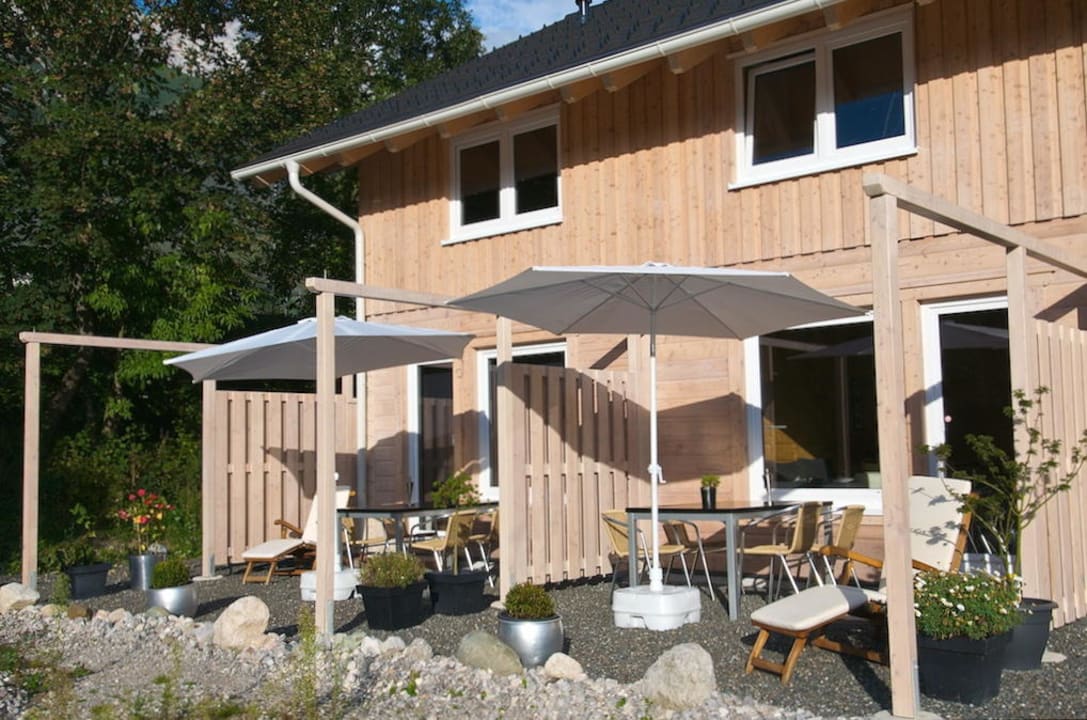 Garten/Terrassen 2 Ferienwohnugen Appartements Solfelden