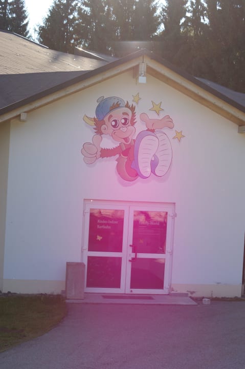 Der Eingang des Family World Predigtstuhl Resort