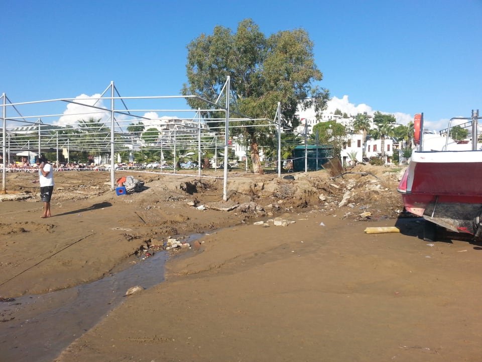 Unser Strand, 1 Woche nach dem Unwetter Side Mare Resort & Spa