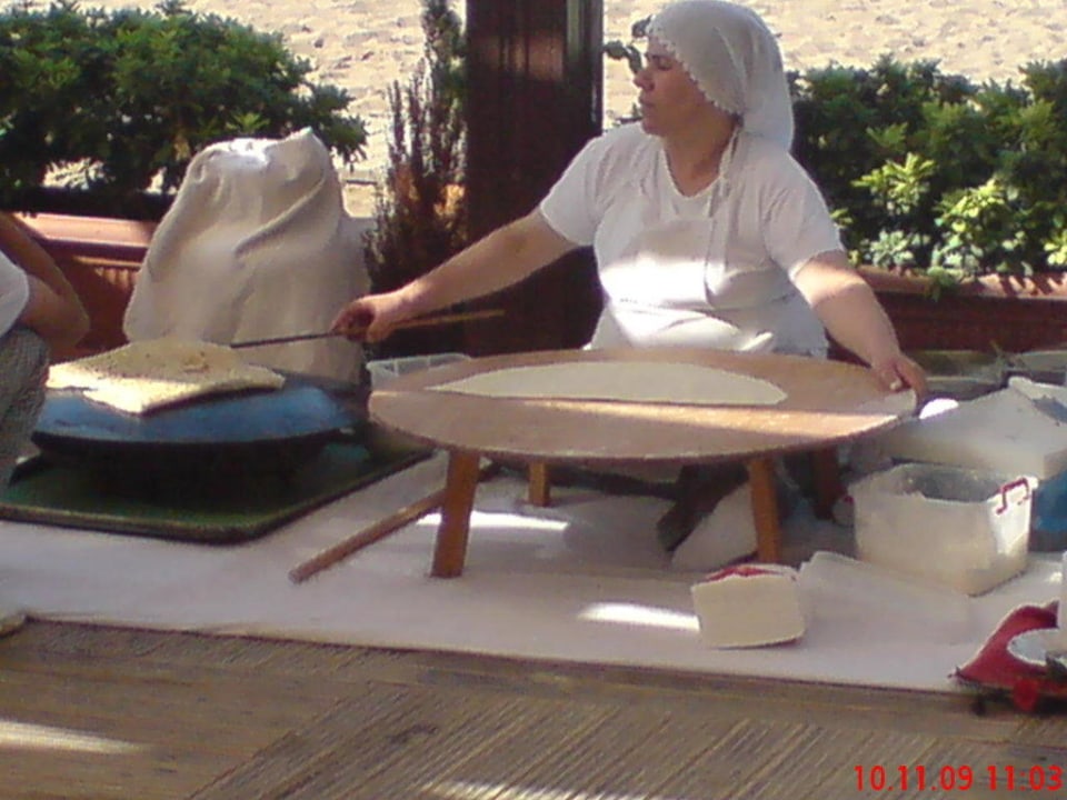 Fladenbrot an der Beachbar Hotel Sultan of Side