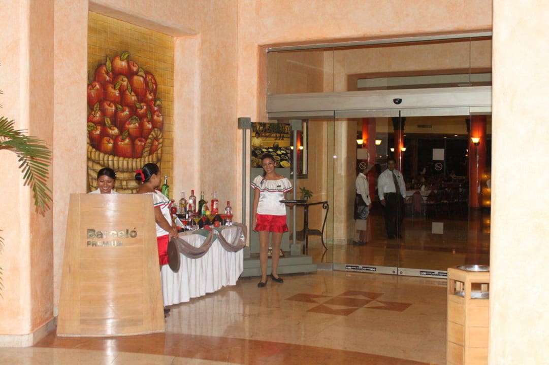 Netter Empfang Barceló Maya Tropical