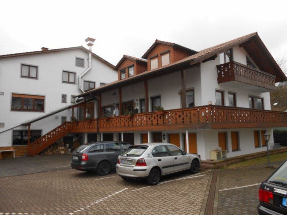 Blick von Hofseite Landgasthof Zum Jossgrund