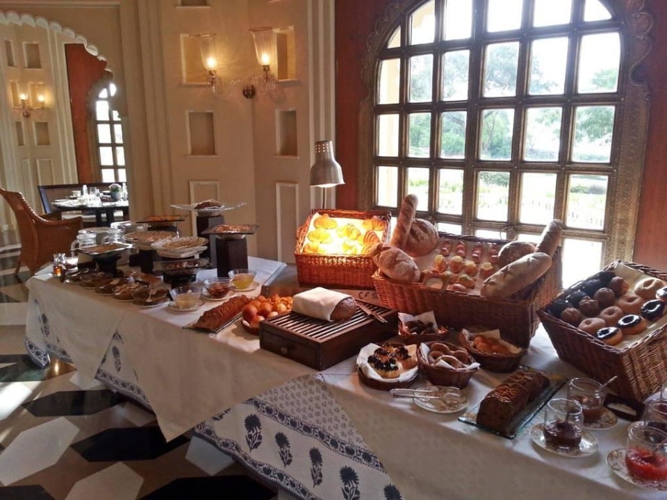 Frühstück im Suryamahal  The Oberoi Udaivilas Udaipur