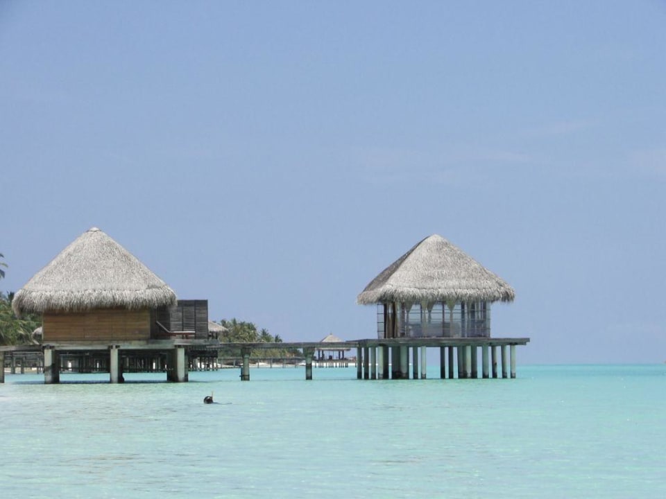 Spa-Bereich in der Lagune Kuramathi Maldives