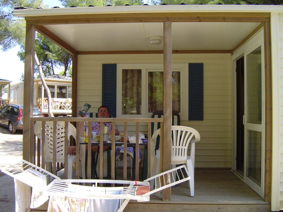 Terrasse Camping Le Mas