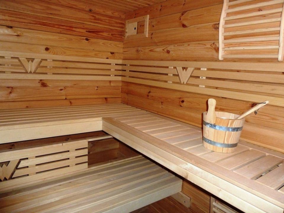 Sauna in der Gartenhütte Ferienhaus Sommerwind II