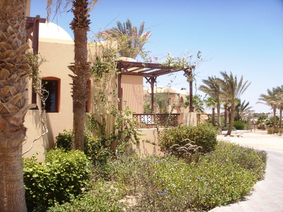 Terrasse unseres Zimmers Nr. 2009 Steigenberger Coraya Beach - Adults only