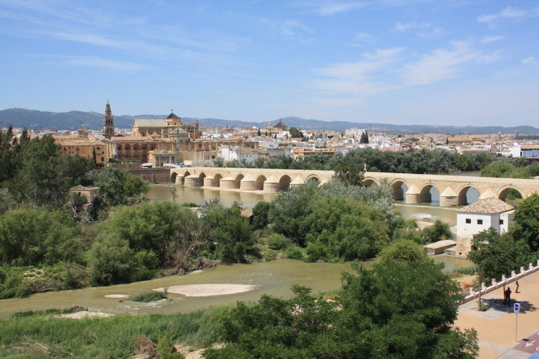 Ausblick vom Hoteldach Hesperia Córdoba