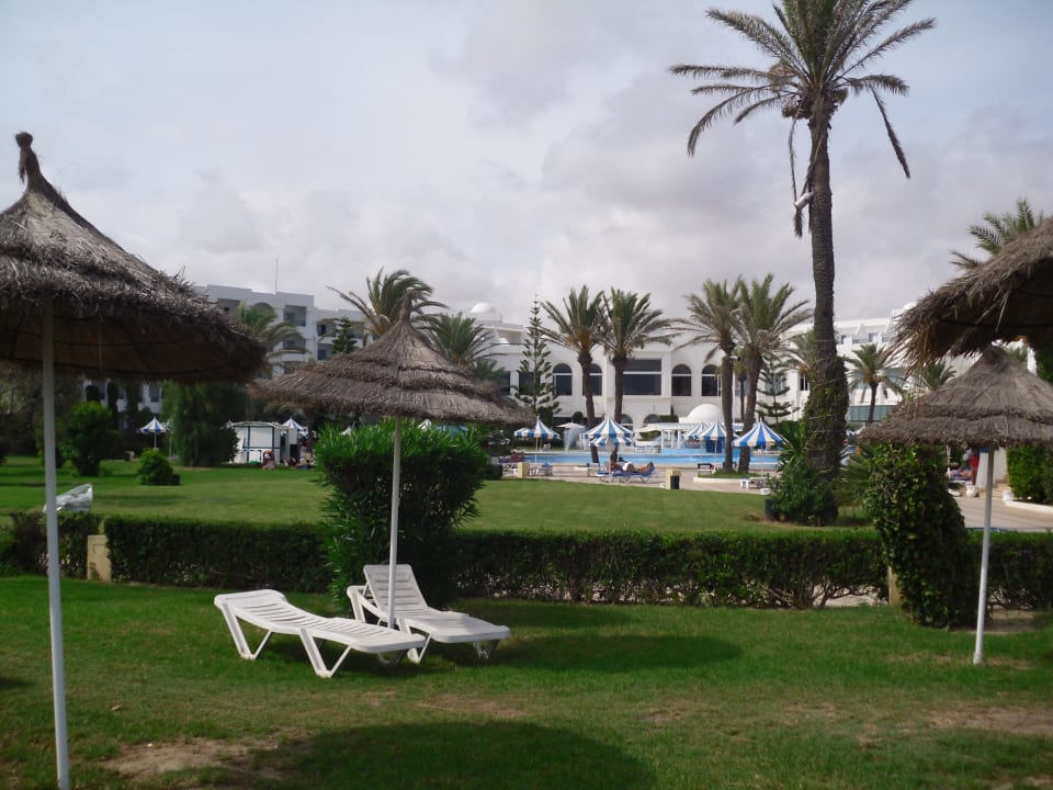 Liegewiese beim pool Mahdia Palace Thalasso