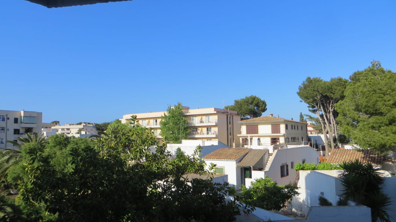 Blick von Balkon Hotel Serrano Palace