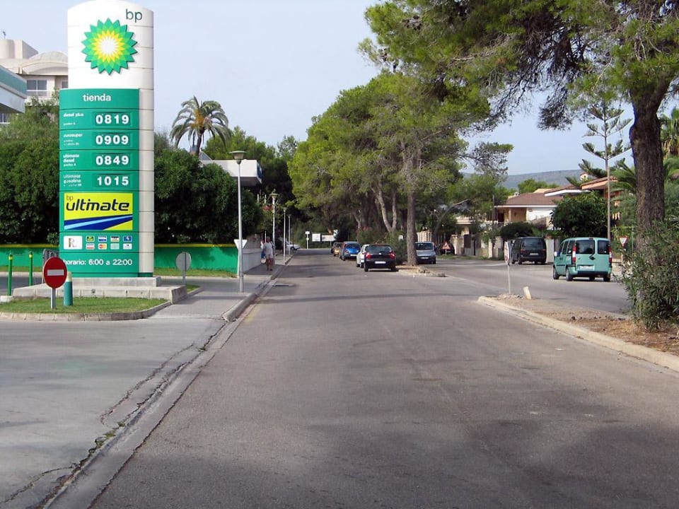Straße vor dem Hotel BG Hotel Rei del Mediterrani Palace