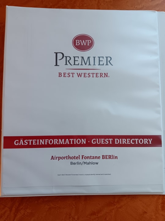 Sonstiges Best Western Premier Airporthotel Fontane BERlin