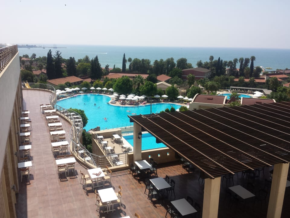 Ausblick von der Hotelterrasse  Horus Paradise Luxury Resort & Club