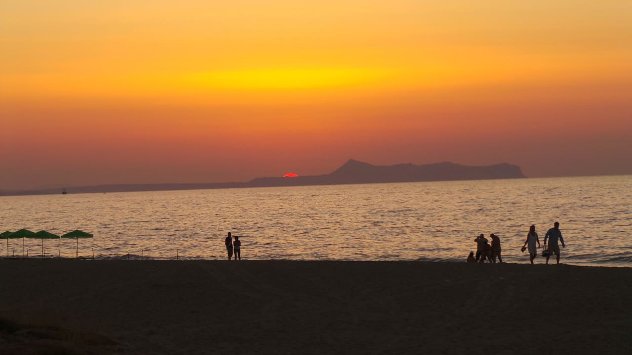 Sonnenuntergang Hotel Kathrin Beach