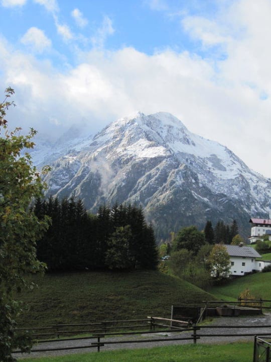 Blick von unserem Balkon aus Hotel Leitner