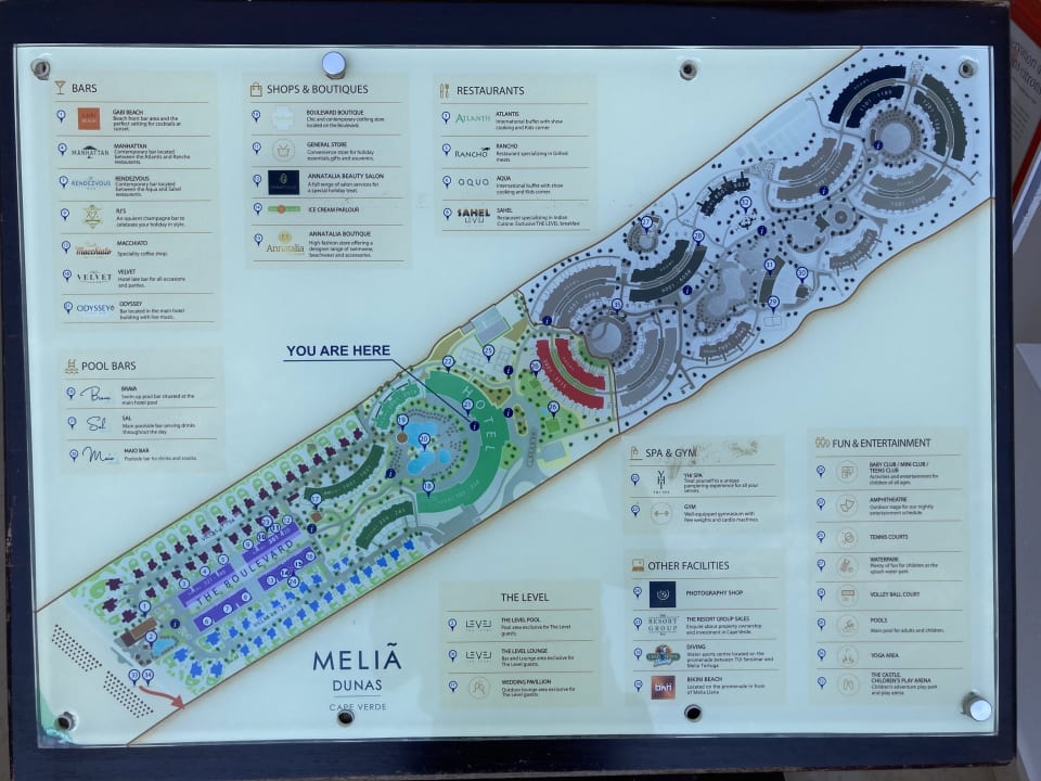  bersichtsplan Der Hotela Meli Dunas Beach Resort Spa Santa 