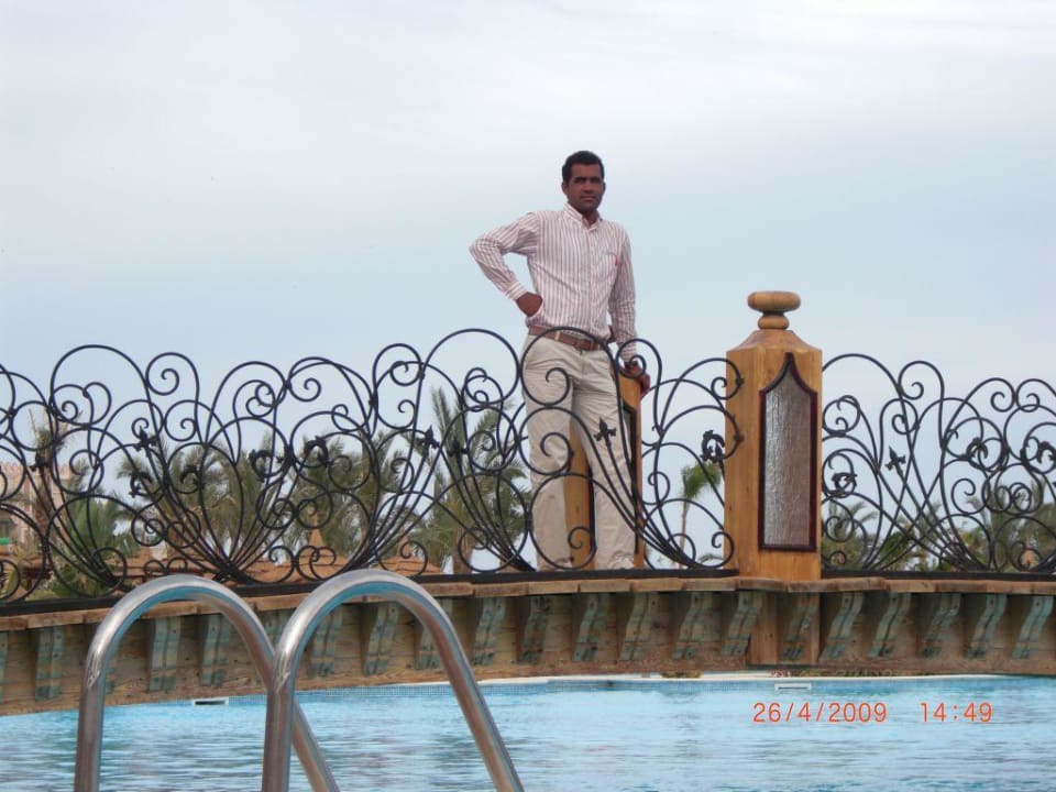 Der Poolchef Ahmed Pickalbatros Palace Resort