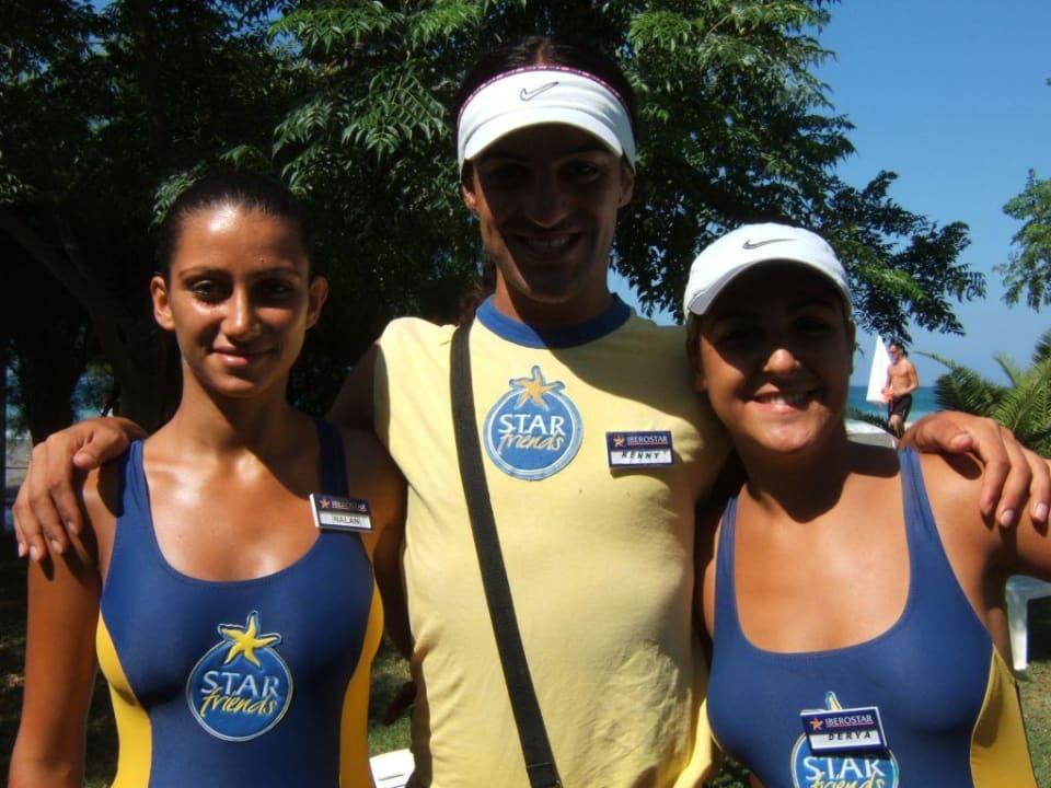 Nalan, Derya und Kenny vom Animationsteam 2005 Labranda Alantur Resort