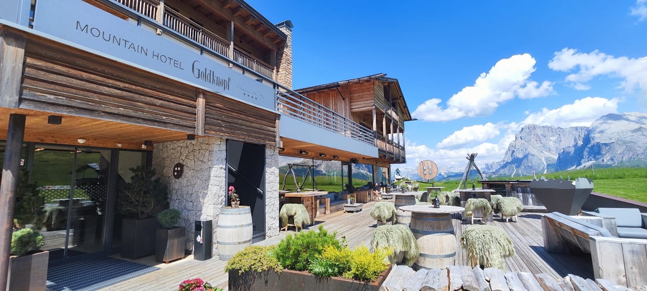 Außenansicht Goldknopf alpine lifestyle hotel