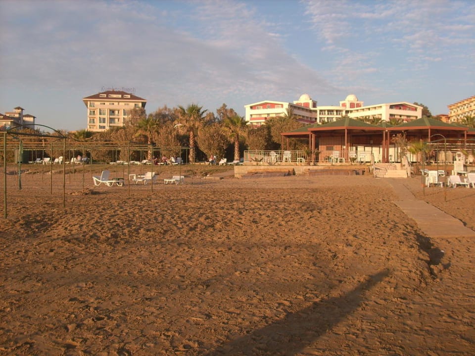 Hotel vom Strand aus gesehen Seher Kumköy Star Resort & Spa