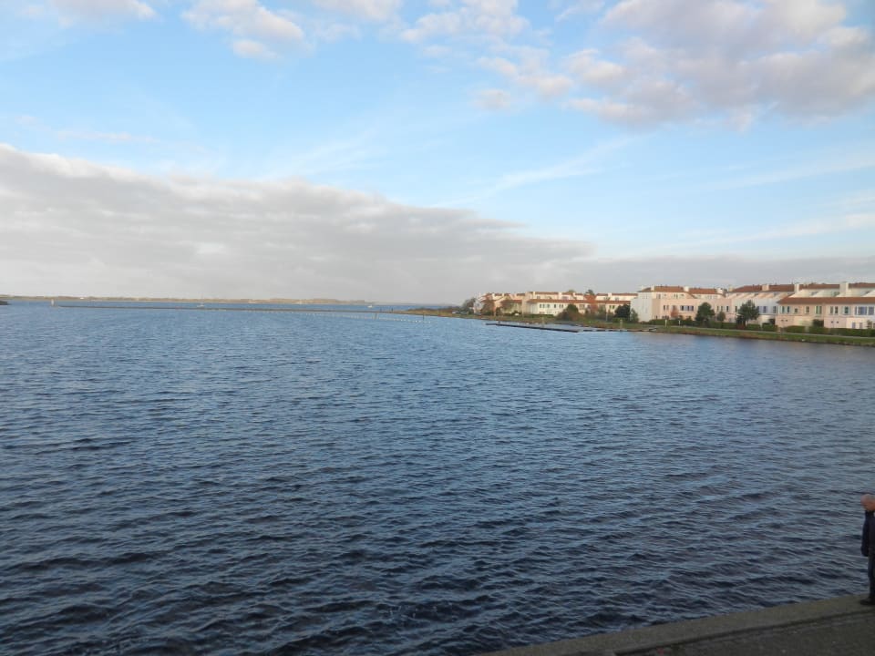 Ausblick vom Balkon 4 Pers. Apartment Center Parcs Port Zélande