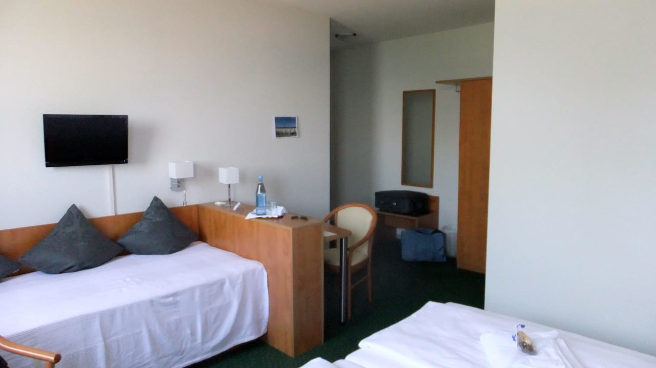 Zimmer Souterrain Eingangsbereich Hotel Alte Fischereischule