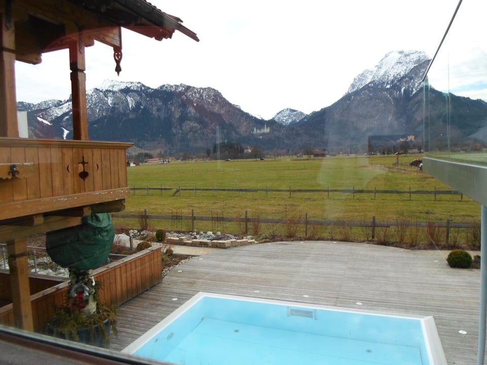 Ausblick von der Terrasse Hotel Das Rübezahl