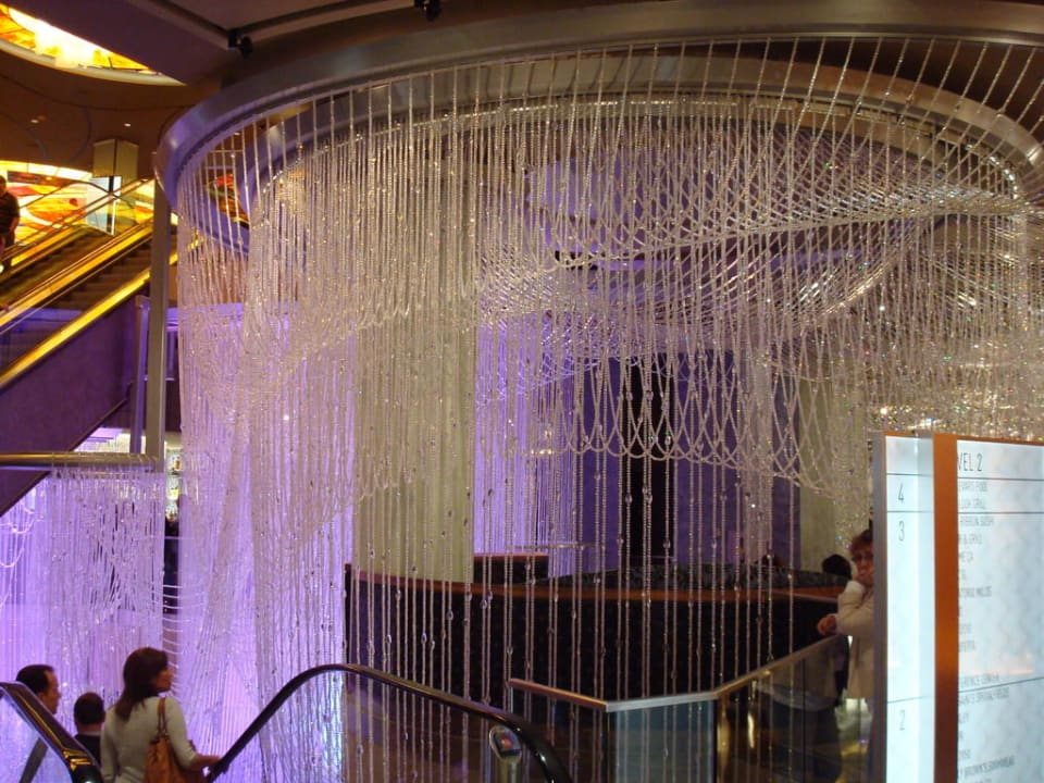 Kristallvorhang im Eingangsbereich The Cosmopolitan of Las Vegas