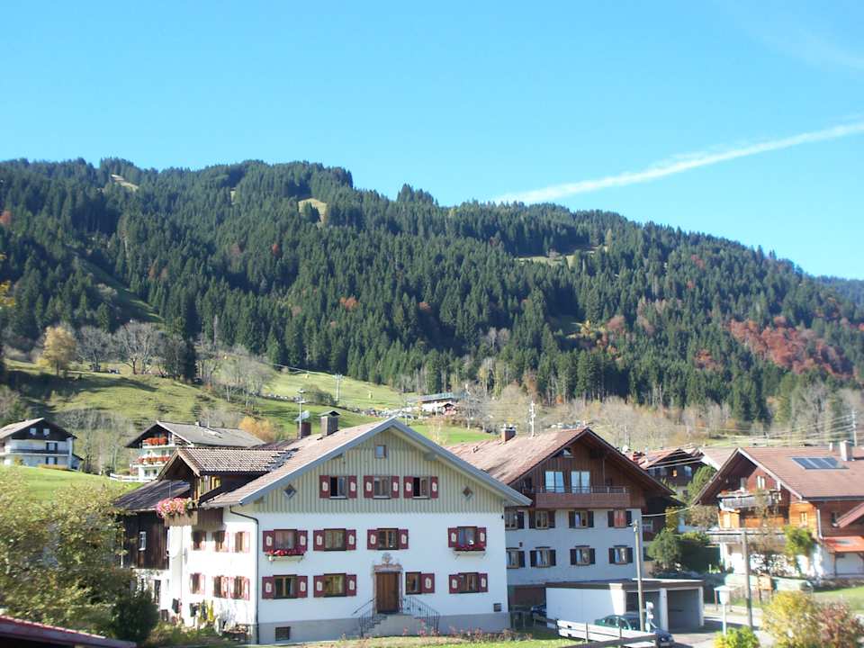 Ausblick Ferienwohnung  Am Dorfbach