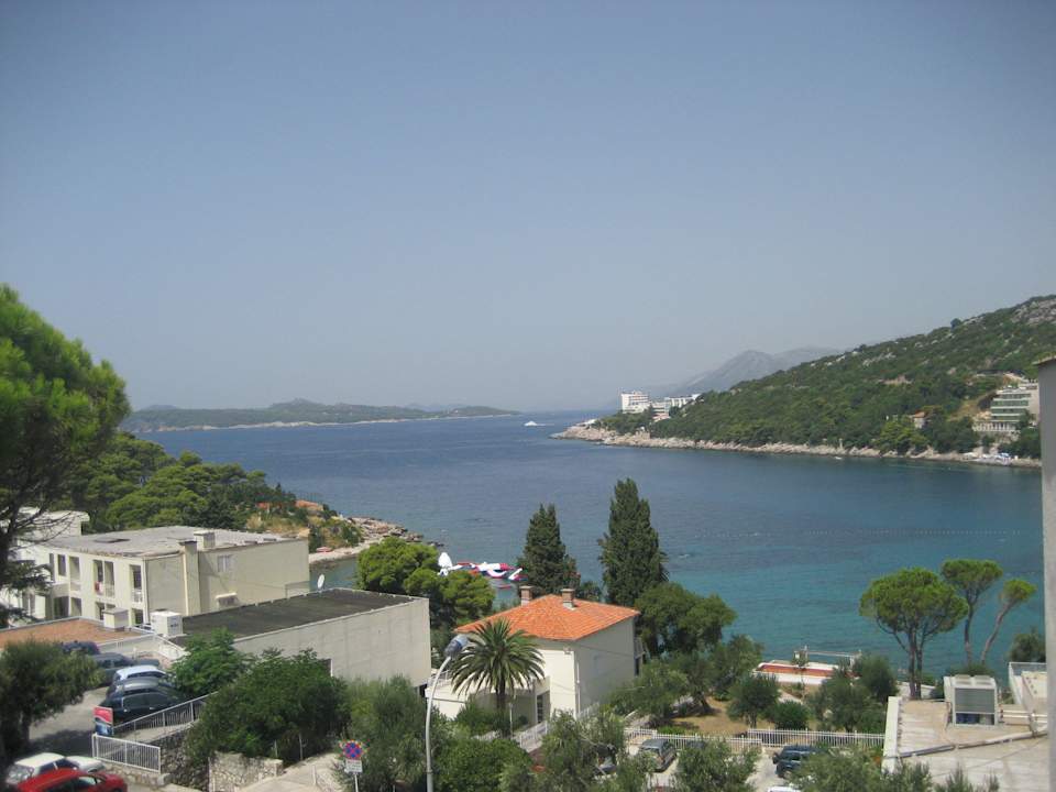Вид из номера отеля Apartment Adriatic