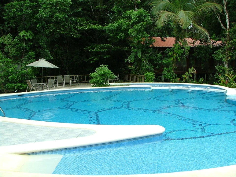 Pool der Evergreen Lodge Evergreen Lodge Tortuguero