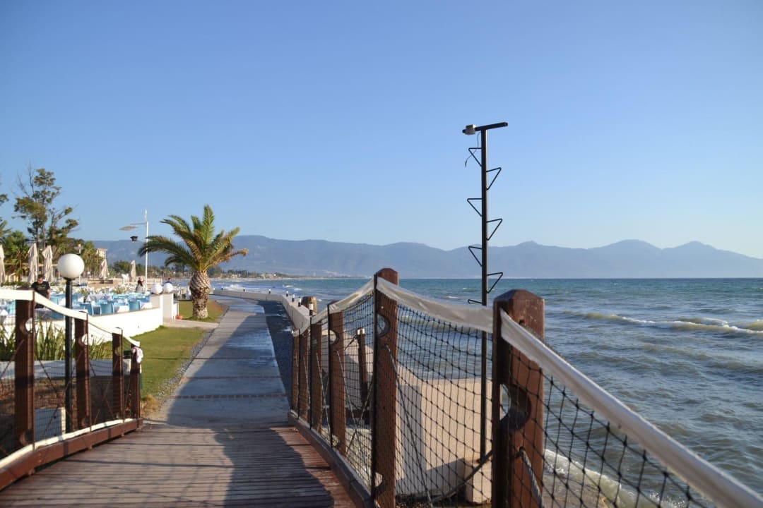 Auf dem Weg zum Speisesaal Ephesia Holiday Beach Club